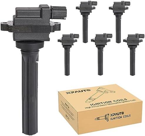 Ignition Coil Pack fit for 2.5 2.7 V6 Suzuki Vitara Grand XL7 Chevy Geo Tracker Suzuki Esteem Aerio 1999 2000 2001 2002 2003 2004 2005, UF237, Set of 6