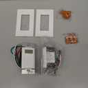 ENERLITES Programmable Digital Timer Switch for Lights, Fans, Motors, 7-Day 18 ON/OFF Timer Settings, Single Pole, Neutral Wire Required, UL Listed, HET01-C, White, 2 Pack