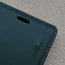 QLTYPRI Wallet Case for iPhone 12/12 Pro, Premium PU Leather Magnetic Flip Folio Case with RFID Blocking Credit Card Slots Kickstand Shockproof Protective Phone Case Cover - Green