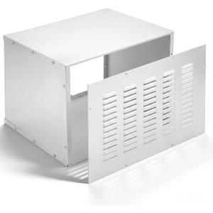 Geelin 26" X 16" Wall Sleeve with Exterior Ventilation Grille Includes Condensate Drain Kit, Insulated Metal Sleeve Packaged Terminal Air Conditioner Compatible with PTAC and PTHP