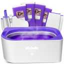 ELLA BELLA Paraffin Wax Machine for Hand & Feet  Parafin Wax Warmer  Everything in One Kit  Paraffin Wax Refills, Mitts & Booties  Soothing Relief with Parrafin Hot Wax  Home Paraffin Wax Bath (Violet)