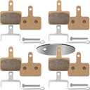 4 Pairs Bike Brake Pads,Bicycle Disc Brake Pads for TRP Tektro Shimano Deore Br-M575 M525 M515 T615 T675 M505 M395 M375 M315 M355 C501 M495 M486 M485 M475 M465 M447 M446