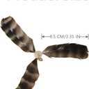 8 PCS Cat Wand Attachment Funny Spinning Feather Propeller Cat Toy Refill Cat Propeller Toy with Bell Cat Wand Attachment Replacement for Cats, Kittens, Cat Wand Toy