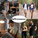 LIN PERFORMANCE 3 Pairs Ankle Compression Socks for Men and Women Sports Running Athletic Sock with Arch Support (White)