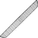 APDTY 168512 Front Bumper Grille Textured Black