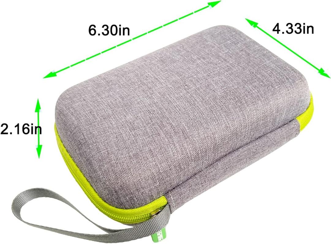 JCHPINE Hard Carrying Case for Leapfrog LeapLand Adventures Learning Video Game, Protective Storage Holder for HDMI Game Stick, USB Power Cable Accessories (Case Only)