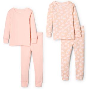 Amazon Essentials x Sofia Grainge Unisex Babies' Snug-Fit Cotton Footed Pajamasm US 2T