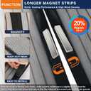 Magnetic Screen Door, Hook&Loop Pet Screen Door Fit Door Size 34" x 80" Heavy Duty Door Screen Magnetic Keep Bugs Out