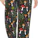 Cute Pajama Bottoms Pants for Women Girl (M)