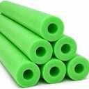Chochkees Pool Noodles 52" x 2.5" Inch Swimming Hollow Core Foam Tube, Floating Thick Noodles for Floating, Pool Accessories, 12-Pack