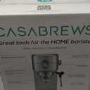 CASABREWS CM5418 Espresso Machine 20 Bar, Compact Espresso Maker with Steam Milk Frother, Stainless Steel Coffee Machine with 34oz Removable Water Tank for Cappuccino, Gift for Women or Men, Silver