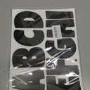 Bemeol 234 Pieces 4 Inch Bulletin Board Letters Alphabet Cutout Letter for Bulletin Board Display Home Classroom School Decor(Black)