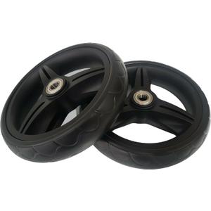 Front Wheels and Tires Kit Compatible with Uppababy Vista 2015-2019 and Vista V2 (not Cruz), set of 2