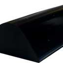 1/2" High Collapsible Shower Threshold Water Dam Barrier 67" Shower Water Stopper Barrier Shower Splash Guard For Walk In Shower Water Guard Suitable For Bathrooms Kitchens To Block Water Flow Black