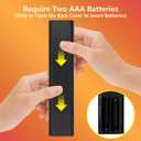 Replacement for Samsung TV Remote, for All 2019-2026 Samsung Remote Control for Smart TV with Voice Control, Black
