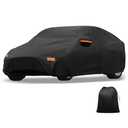 X AUTOHAUX Car Cover Outdoor Waterproof Sun Rain Snow Hail Protection with Left Side Door Zipper 210D-PU for Kia EV6