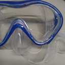 Snorkeling Gear for Kids with Foldable Silicone Full Dry Snorkel, Kids Snorkel Set Anti Leak Youth Junior Snorkeling Package Diving Mask Soft Tube with Mesh Bag Scuba Swimming Goggles (Dark Blue)