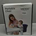 Hook On Chair, VEEYOO Clip On High Chair Folding Fast Table Chair with Storage Bag, Portable Baby Feeding Seat Attach to Table for Home and Travel