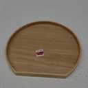 Half moon wooden Tray 9x10 Inch