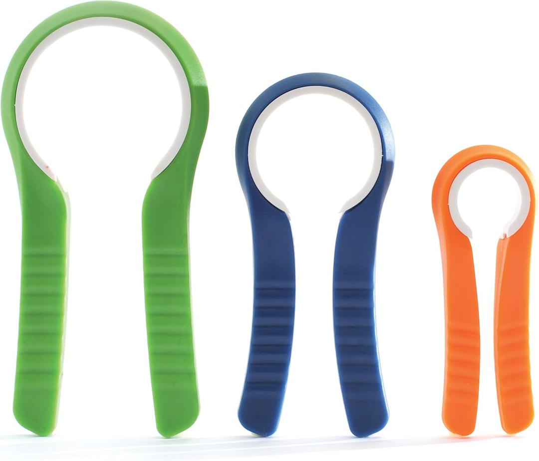 Norpro 3-Piece Jar Opener Set, Multicolor