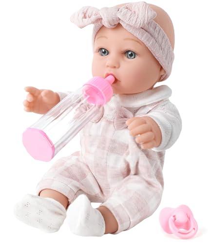 BDDOLL 12'' Baby Doll and Clothes Accessories Playset with Feeding Bottle Pacifier First Baby Dolls for Toddlers 36 Months and Up : Toys & Games