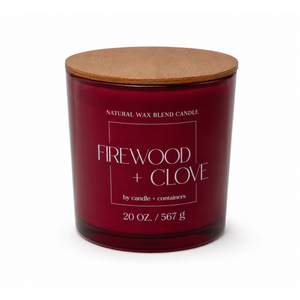 Firewood + Clove Glass Jar Candle 50 OZ