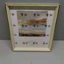 Resin 10x12 Picture Frame Blue 10x12 Photo Frame Wall and Desktop Display with Plexiglass