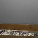 ABCCANOPY 7.5FT Outdoor Patio Umbrella, UV Protection Table Umbrella w/Crank for Easy Set Up, Suitable for Garden, Lawn, Deck & Backyard (Navy Black Stripe) 