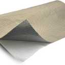 Titanium Thermal Barrier Adhesive Backed Heat Blanket Heat Shield Mat 12'' X 47'' for wall behind grill, fireplace kitchen cabinet 2500 Degrees Fire Pit Mat Fireproof Grill Pad