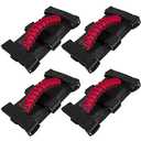 Roll Bar Grab Handles Grip Handle for Jeep Wrangler JK JKU JL JLU TJ YJ Sports Sahara Freedom Rubicon Unlimited Gladiator JT 1955-2023 UTV ATV Premium 550 Paracord Interior Accessories (Red), 2 Pieces