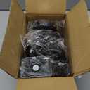 4 inch Stem Casters, Heavy Duty Casters Set of 4, 1/2"-13 x 1(Stem Diameter 1/2", Stem Length 1"), Locking Threaded Stem Caster Wheels - Load 2000lbs