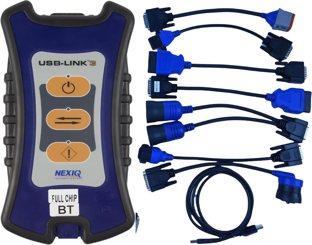 Nexiq USB Link 3 Heavy Duty Diagnostic Obd2 Scanner with Repair Information & Diagnostic Software