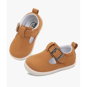 JOINFREE Toddler Shoes Girls Boys Lightweight Dress Shoes Wide Barefoot Flats Fashion School Shoe Kids Fall Walking Sneakers Size 19