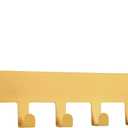 Snailhouse Over The Door Hooks for Hanging, Stainless Steel Door Hanger Towel Rack Holder with 6 Hooks for Bathroom, Bedroom, Kitchen, Gold