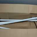 Extra Long Tension Curtain Rod, White, 41-146 Inch (4-12ft), Tension Rod