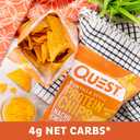 Quest Nutrition Nacho Cheese Tortilla Style Protein Chips, 18g Protein, 4g Net Carb, Gluten Free, 1.1 oz (Pack of 12)