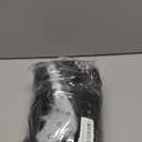 MACTING Faux Fur Christmas Tree Skirt 28 Inch Black Plush Skirt Fluffy Soft Double Layer Small Tree Mat Base Cover for Merry Christmas Party Holiday Home Indoor Halloween Xmas Tree Decorations