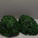 Artificial Boxwood Balls,1 Pcs Artificial Plant Topiary Ball,UV Resistant Decorative Greenery Sphere,Faux Boxwood Decorative Balls for Balcony,Garden,Green Plant Balls,Wedding Decor (14 in)