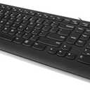 Lenovo 300 USB Keyboard, Wired, Adjustable Tilt, Ergonomic, Windows 7/8/10, GX30M39655, Black