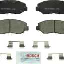 BOSCH BC914 QuietCast Premium Ceramic Disc Brake Pad Set - Compatible with Select Acura ILX; Honda Accord, Civic, CR-V, Element, Fit; FRONT
