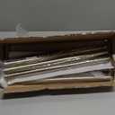 Mayrhyme Antique Bronze Wrap Around Curtain Rods,1 Inch Diameter Curtain Rod for Windows 28 to 86 Inch, Adjustable Blackout Drapery Rod with Zinc Alloy Doubledeck Finials and Aluminum Center Brackets