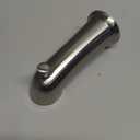 Slip On Bathtub Spout with Diverter, Extra Long 6 Inch Bathtub Spigot, Shower Spout with PTFE Tape & Hex Wrench, Fits for 1/2" IPS Threads,Brushed Nickel