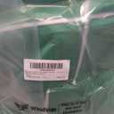 Windyun 200 Pcs Reusable Gift Bag Bulk 8 x 6 x 8 Inch Non Woven Shopping Bag with Handle Reusable Grocery Tote for Christmas Party (Forest Green)