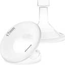 Nenesupply 17mm Soft Flange Compatible with Medela Breast Pump Parts Replace 17mm Flange for Medela Acessories Compatible with Pump in Style Parts Symphony Swing Harmony Pumps and Personalfit Flex