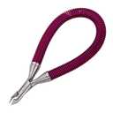 Tweezerman Grip & Snip Spiral Spring Cuticle Nipper (Assorted Colors) (2.5x1x6 Inch (Pack of 1))