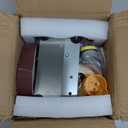 Mini Belt Sander, Electric Small Sander Knife Making Supplies, 7 Adjustable Speed Electric Knife Sharpener, Power Belt Grinder for Woodworking, Metal Working DIY (Sharpening Belt Grinder)