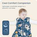 Toddler Sleep Sacks 2T-3T-4T, 0.5 TOG Light Summer Wearable Blankets, Extra Long XL Sleeping Bags, 2 Pack (2T-4T)