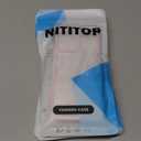 NITITOP Compatible with iPhone 16 Case Clear Cute Durable Bowknot Ribbon Pattern for Girls Women Transparent Soft TPU Full Camera Lens Shockproof Protective Phone Cover - Pink2