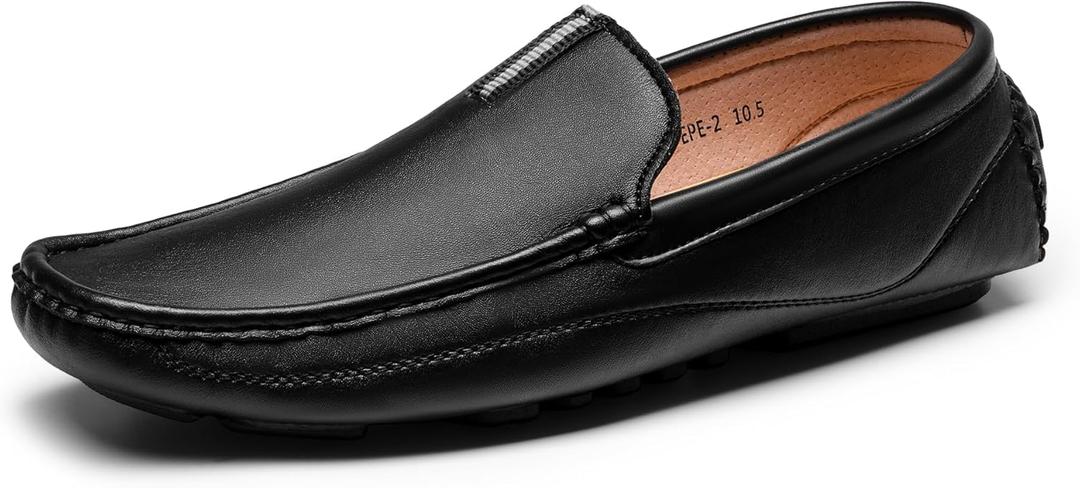 Bruno Marc Men's Driving Moccasins Penny Loafers Slip on Loafer Shoes (9, Black)