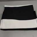 OLANLY Black and White Striped Rug 3' x 5' – Washable Cotton Indoor Outdoor Doormat for Front Door, Entryway, Kitchen, Porch, Patio Decor